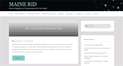 Desktop Screenshot of mainerid.org
