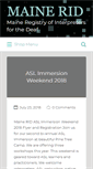 Mobile Screenshot of mainerid.org