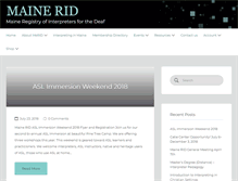 Tablet Screenshot of mainerid.org